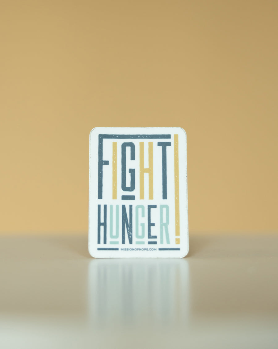 Fight Hunger Sticker