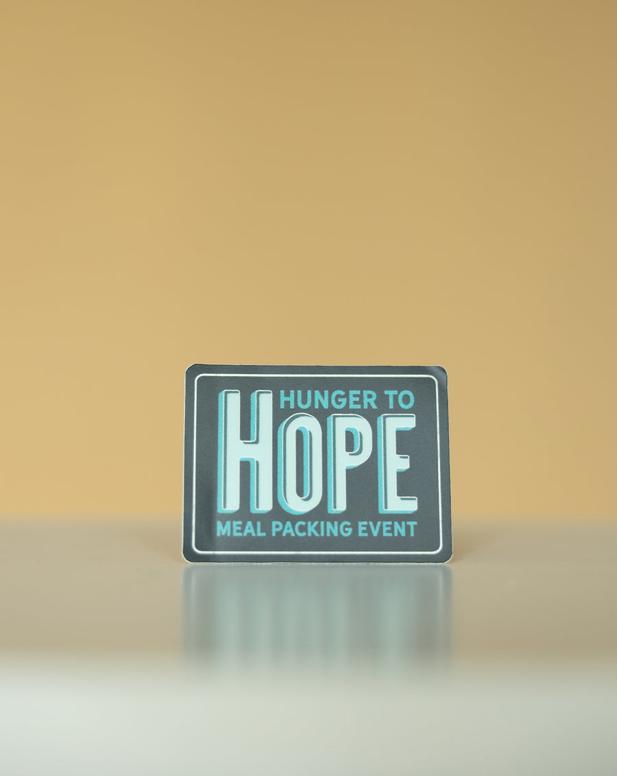 Hunger to Hope Sticker