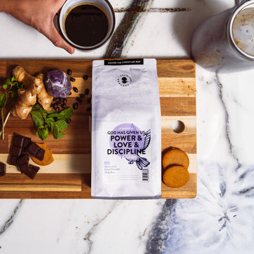 2 Timothy 1:7, Decaf Med Dark