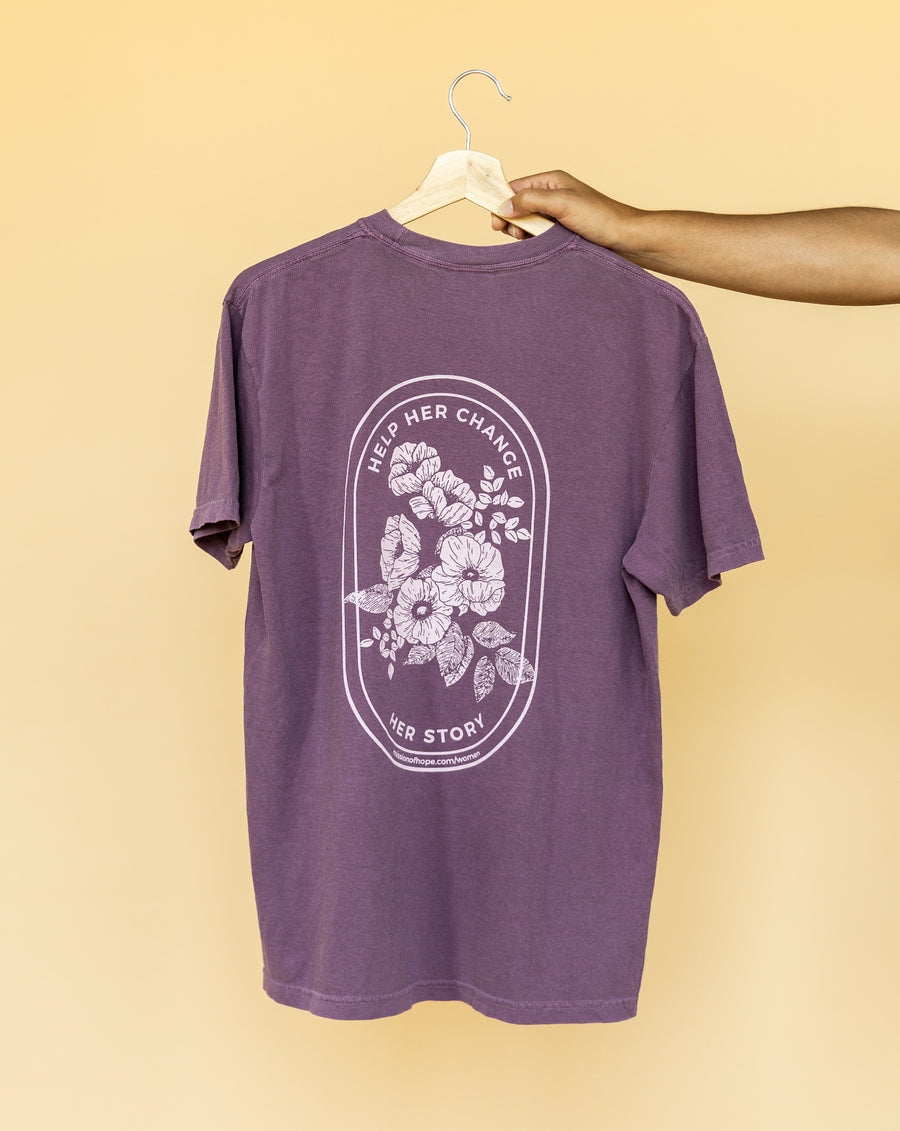 WE Help Her Change Her Story Tee
