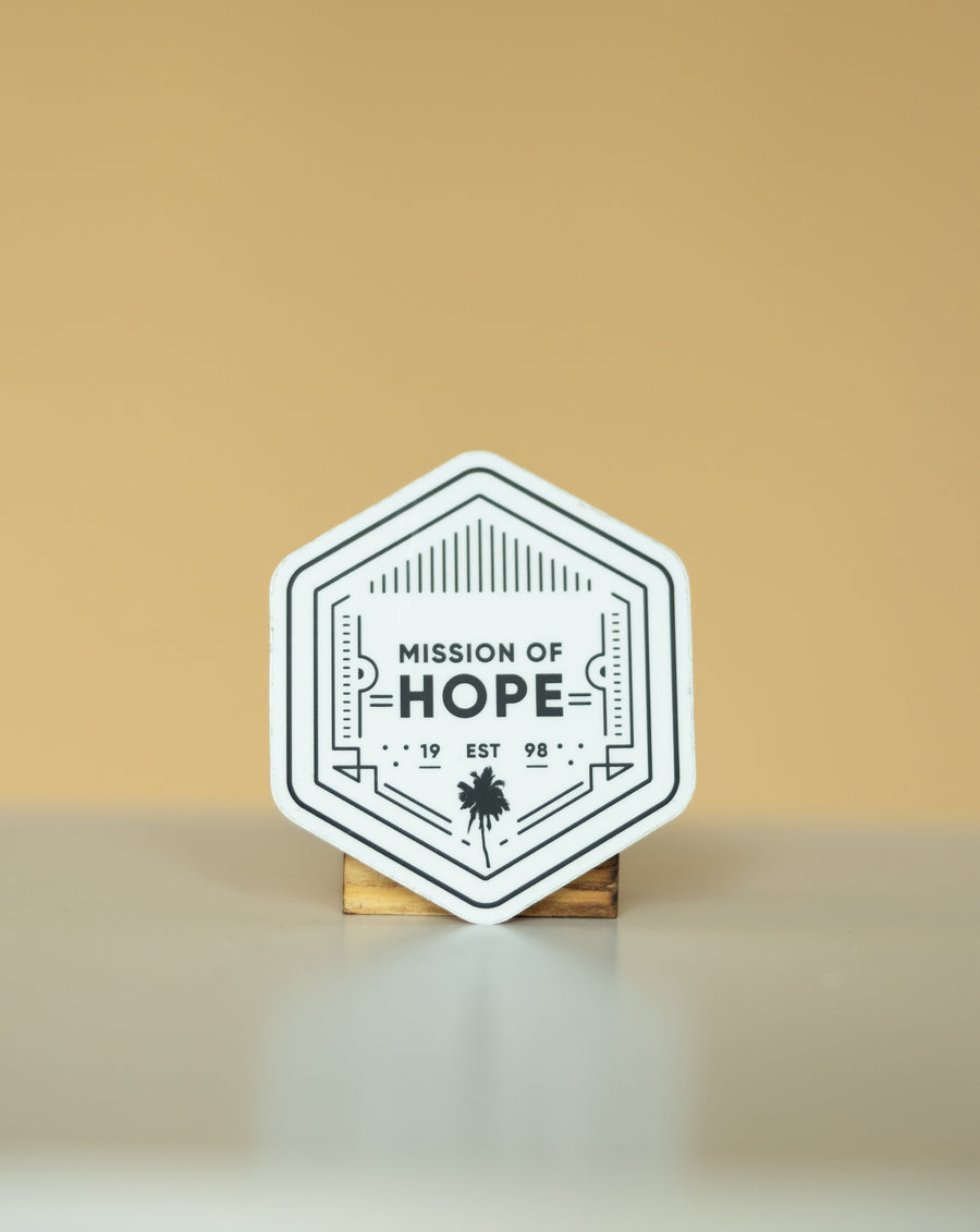 MISSION OF HOPE BADGE STICKER