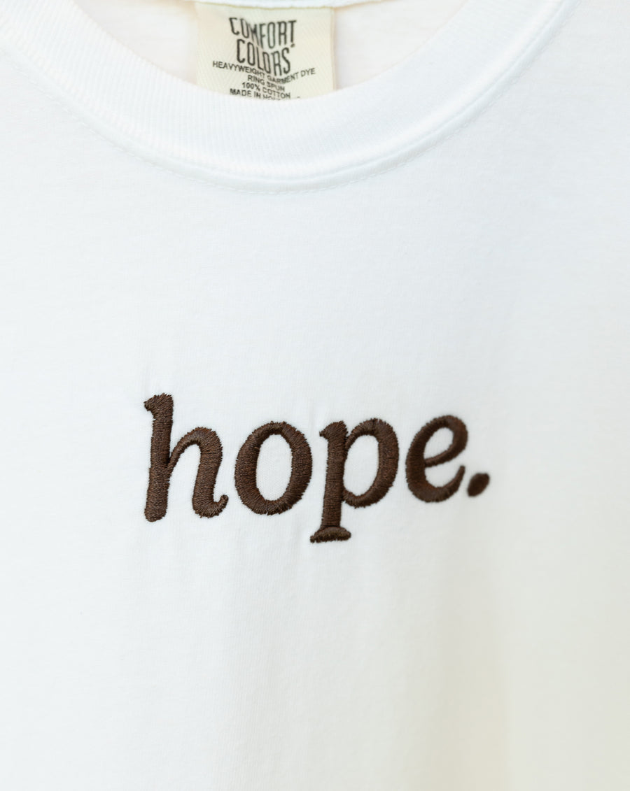 Hope Embroidered Tee