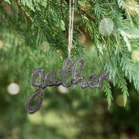 WE Gather Metal Ornament