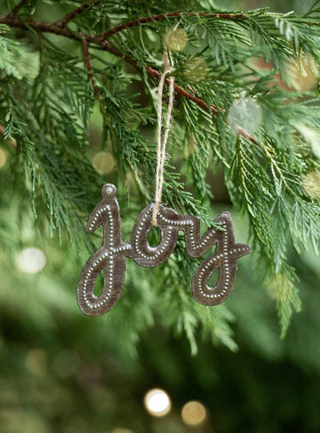 JOY METAL ORNAMENT